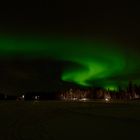 Naturschauspiel Polarlicht Finnland Luosto