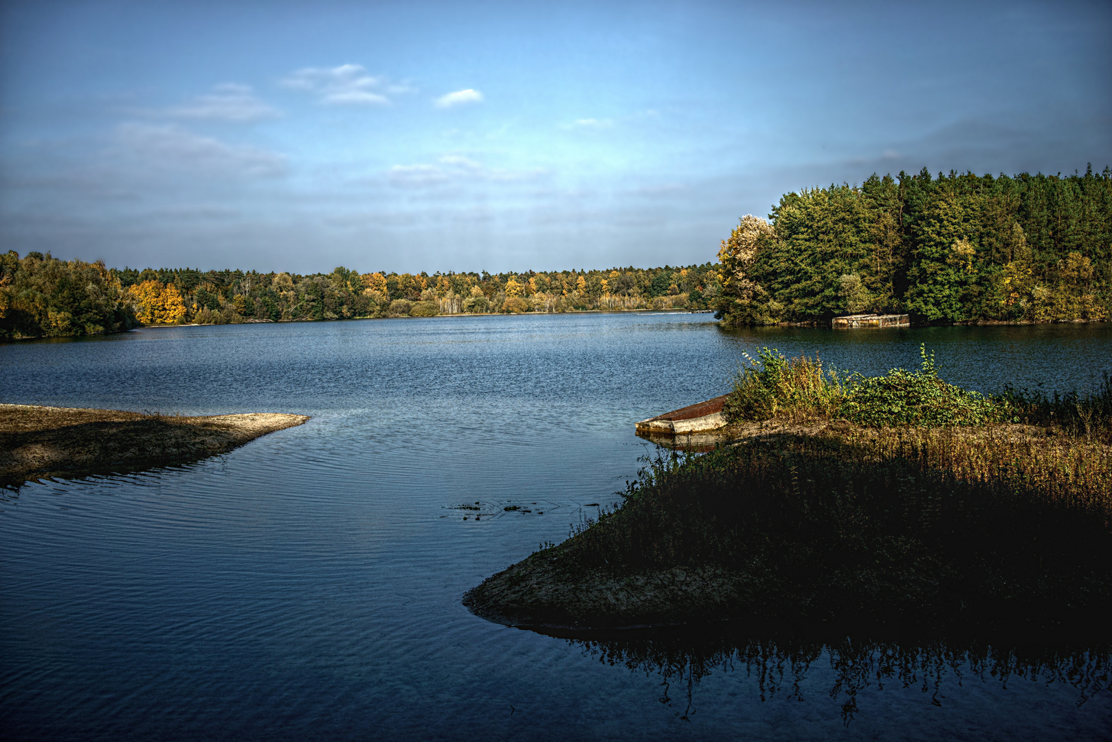 Naturschutzgebiet bei GrabenNeudorf Foto & Bild landschaft, bach