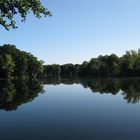 Naturschutzgebiet Töneböns Teiche früh Morgens