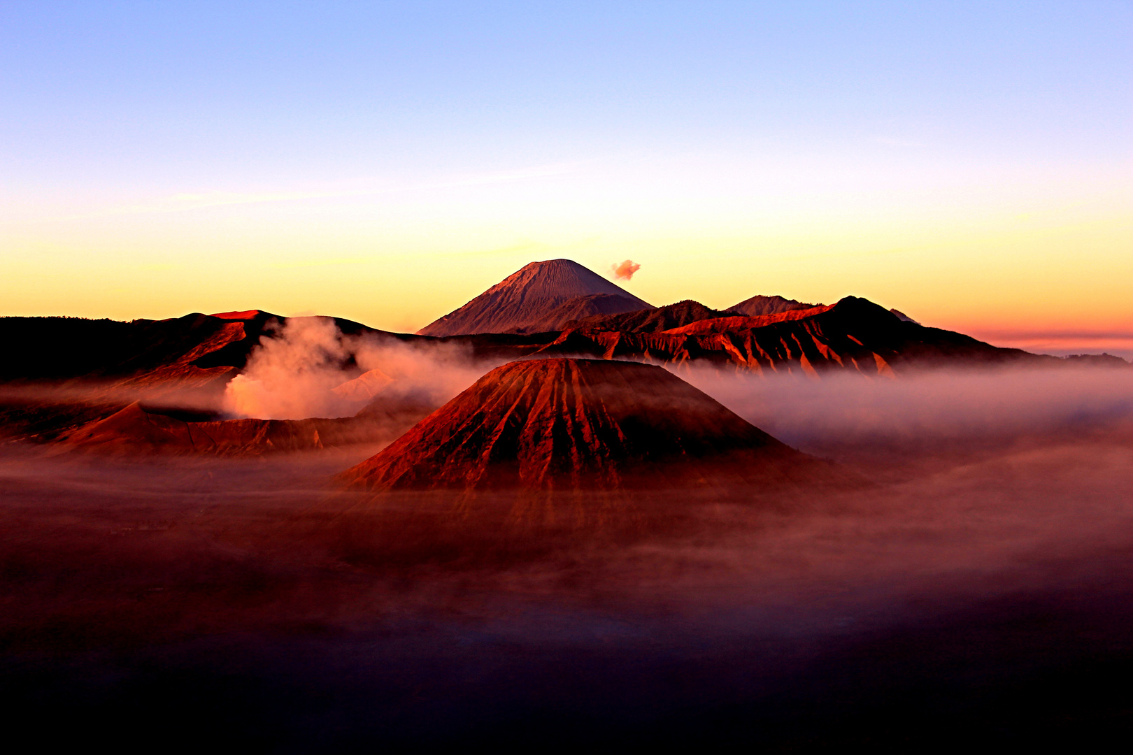 naturspektakel. mt. bromo.