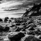 Naturstrand mit Steilküste