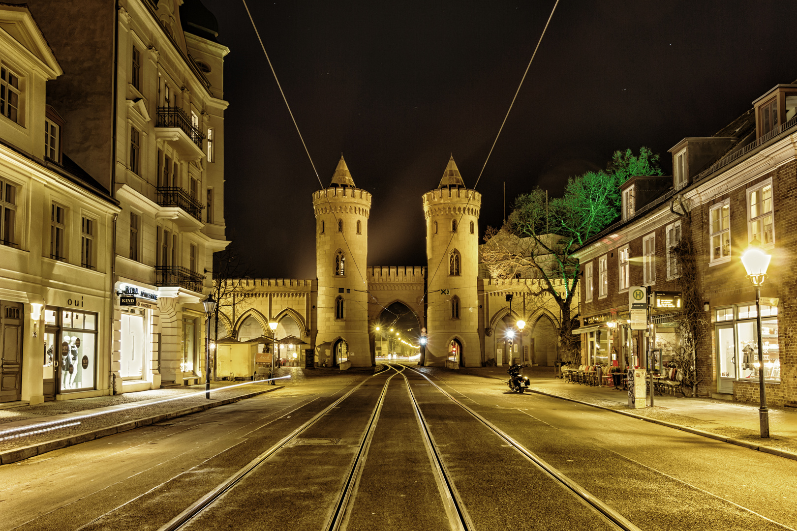 Nauener Tor in Potsdam Foto & Bild architektur, architektur bei nacht