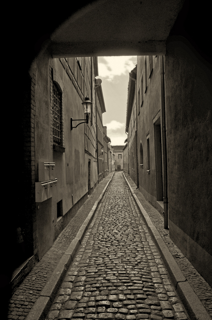 Naumburg, Altstadt - Durchgang zur Judengasse