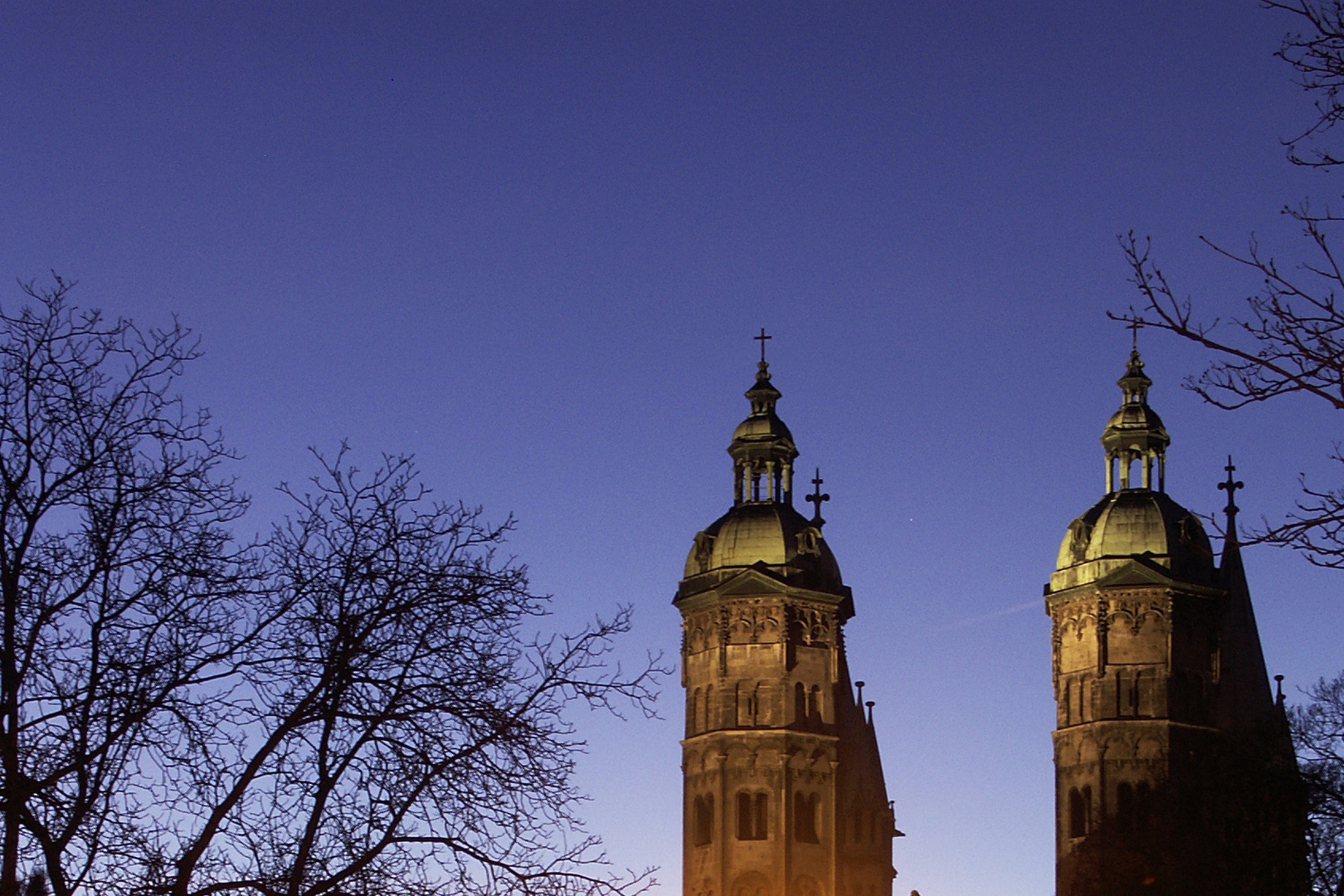 Naumburger Dom am Abend