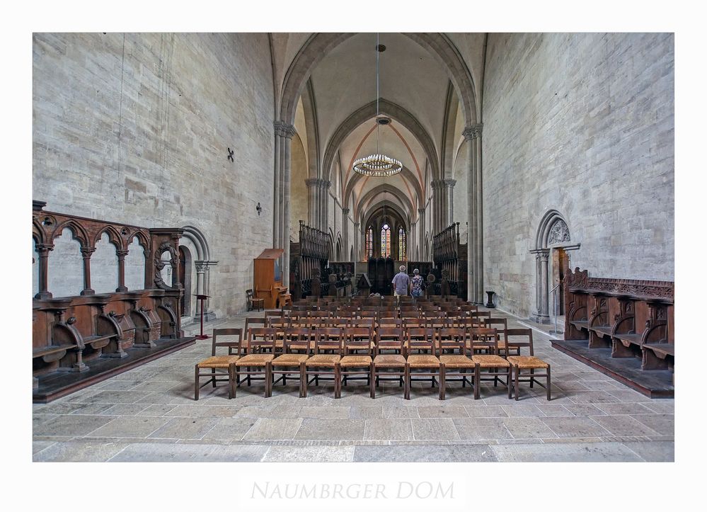 Naumburger DOM_ St. Peter und Paul " Blick vom Ostchor...."