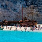 Navagio Beach mit Schiffswrack