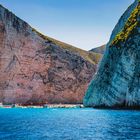 Navagio Beach mit Schiffswrack