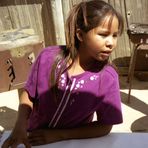 Navajo girl , Chaco Canyon , New Mexico