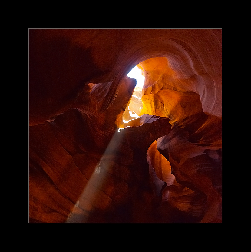 navajo sandstone and beams