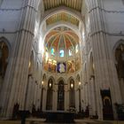 Nave central de la catedral de la Almudena -Madrid