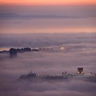 nave Costa nella nebbia a Trieste