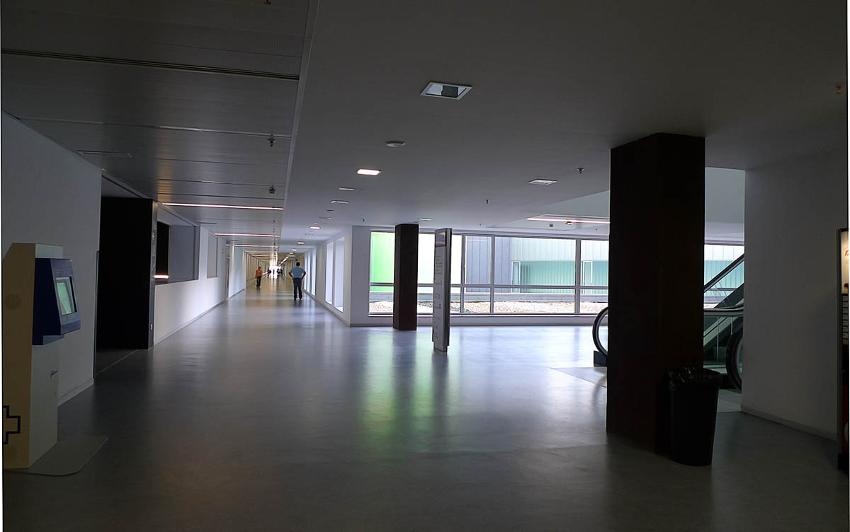 Nave interior del hospital de Lugo