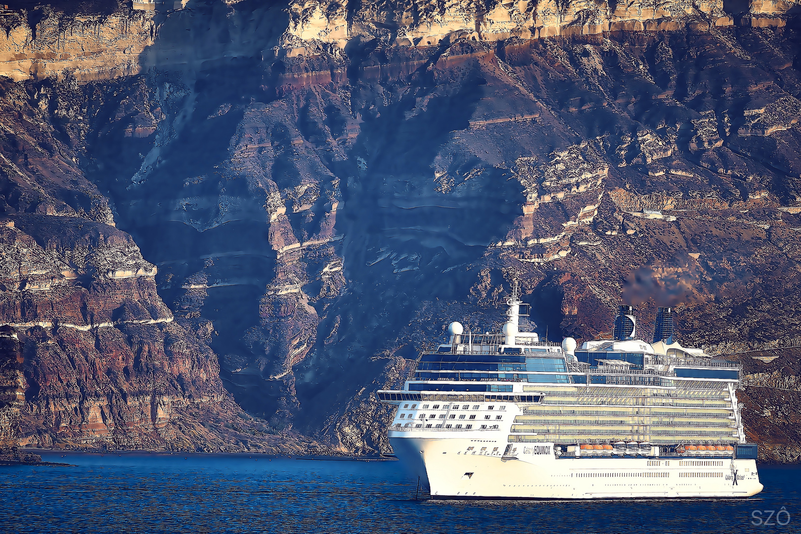 Navegando por Santorini