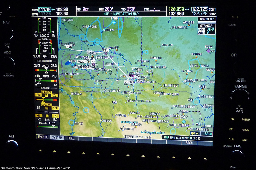 Navi... in einer DA-42