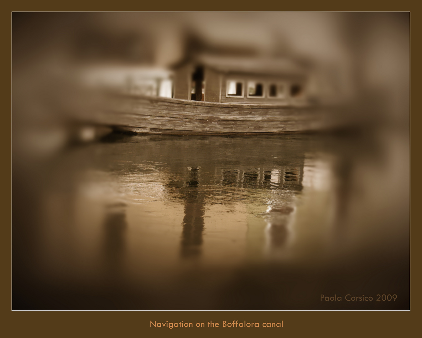 Navigation on the Boffalora canal