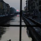 Navigli al tramonto