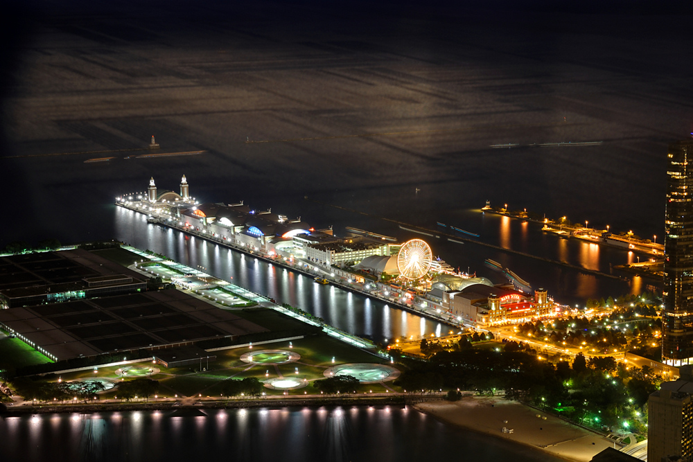 Navy Pier mit Teppichboden