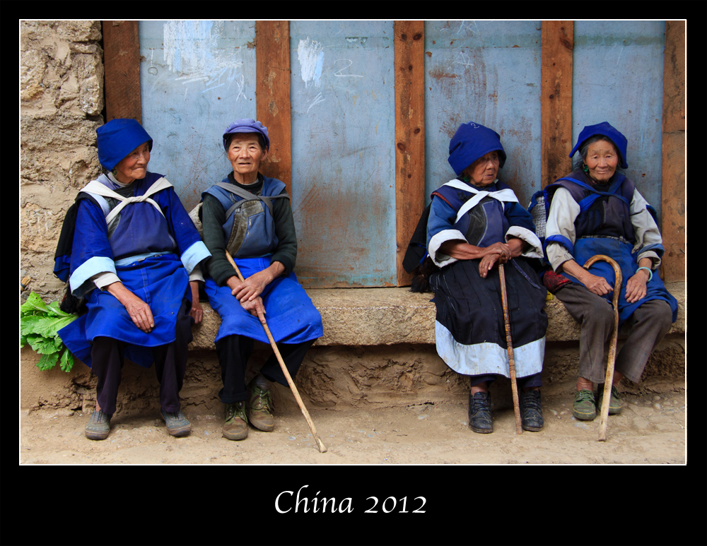 Naxi-Damen in Baisha