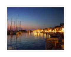 Naxos - Hafen in der Abenddämmerung