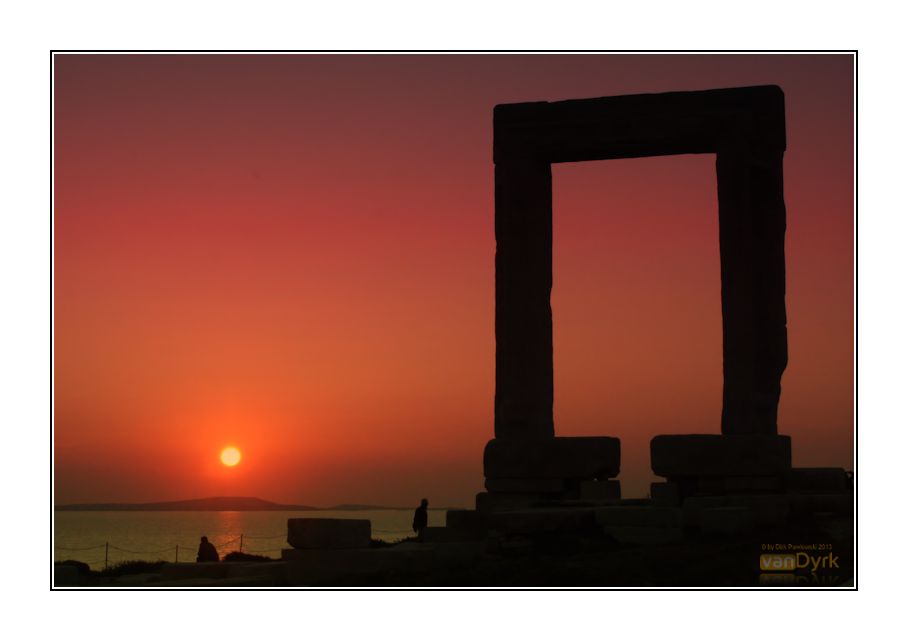 Naxos - Sonnenuntergang an der Porta