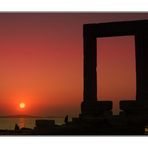 Naxos - Sonnenuntergang an der Porta