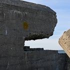 Nazi-Bunker (MG-Stellung) an der Hafenmole von Thyborøn (Midtjylland, DK)