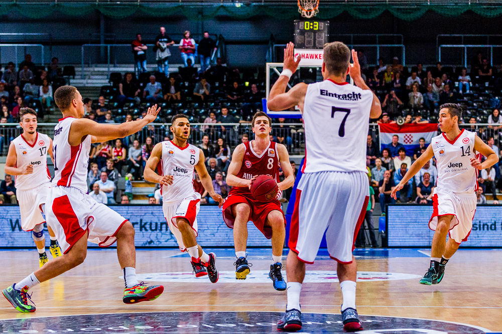 NBBL TOP4, Eintracht Frankfurt/FRAPORT SKYLINERS (U19) gegen FC Bayern München Nachwuchs (U19) 4/7