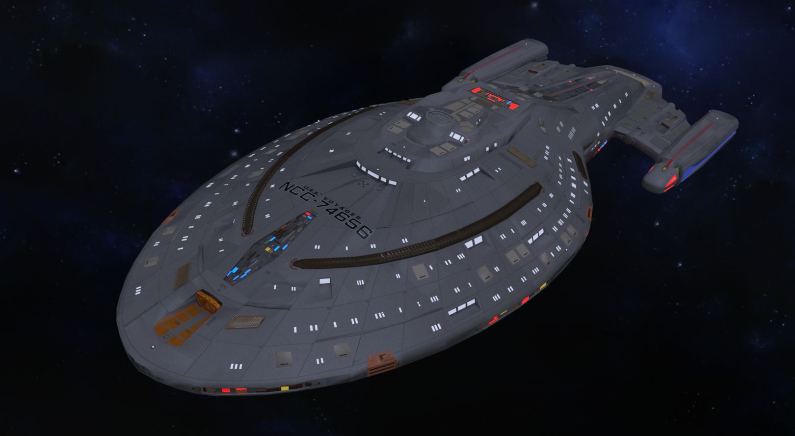 NCC -74656 USS Voyager_01