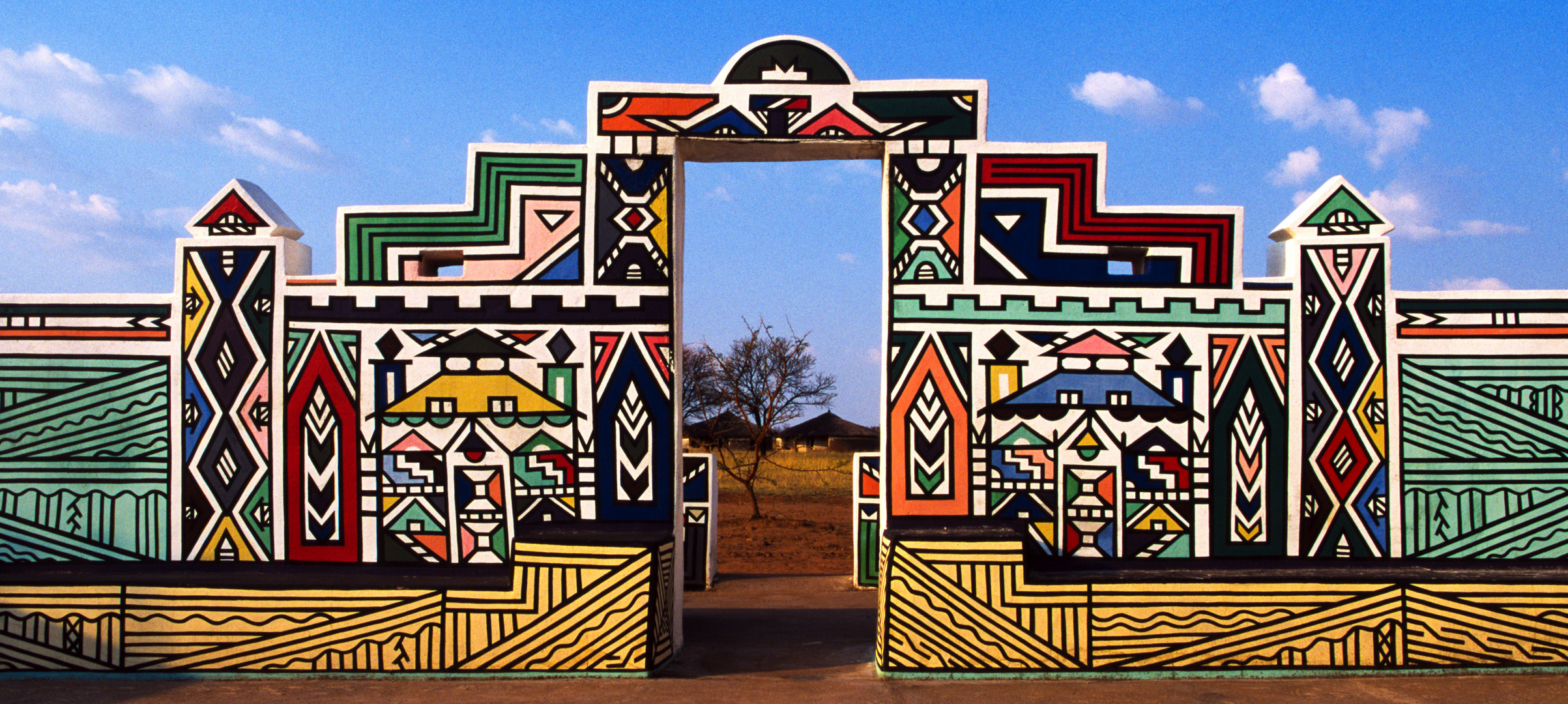 Ndebele-Dorf