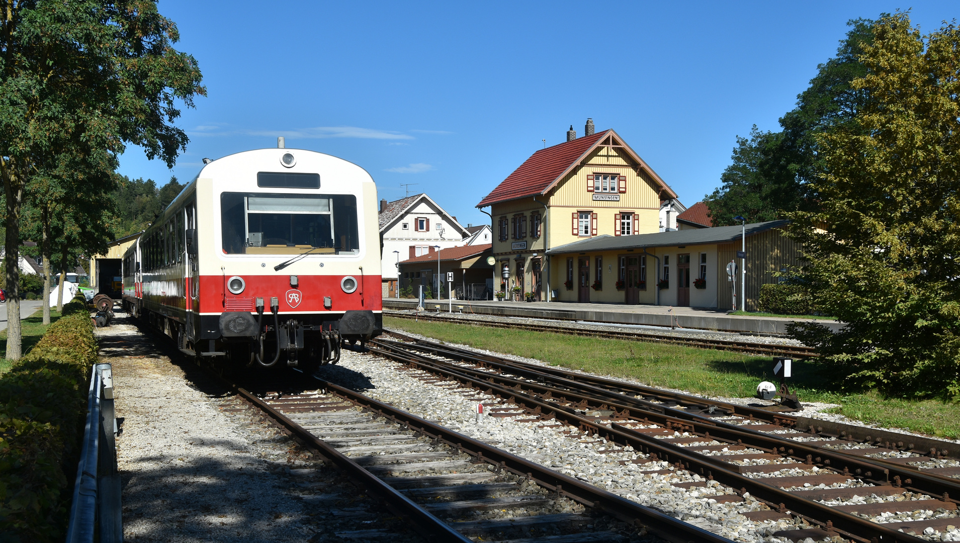 NE 81 der SAB im Bf Münsingen 20.9.2023