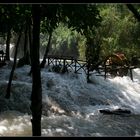 'ne Menge Wasser am Khouang Si Wasserfall, Luang Prabang, Laos