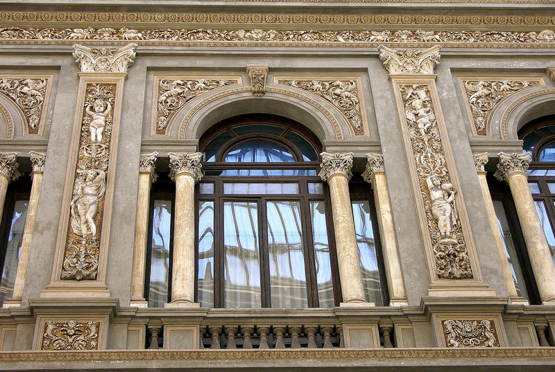 Neapel - Galeria Umberto I. (Detailansicht)