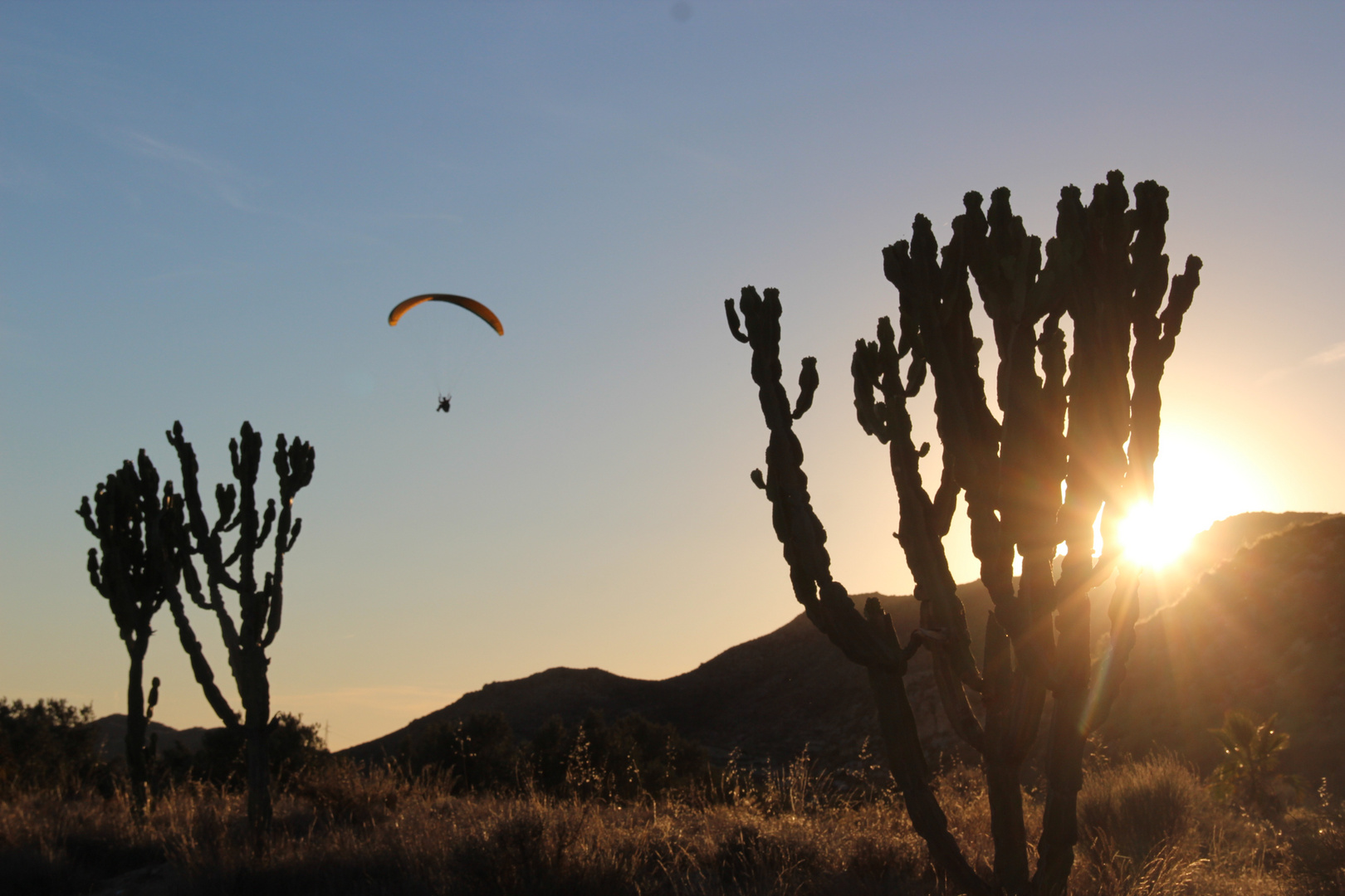 near Busot, Alicante - Spain, autumn sunsets