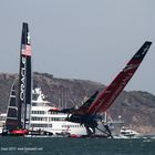 Near-Capsize of ETNZ during America's Cup Finals