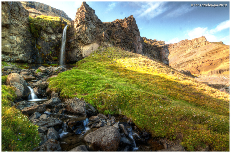 near Hengifoss (Iceland)