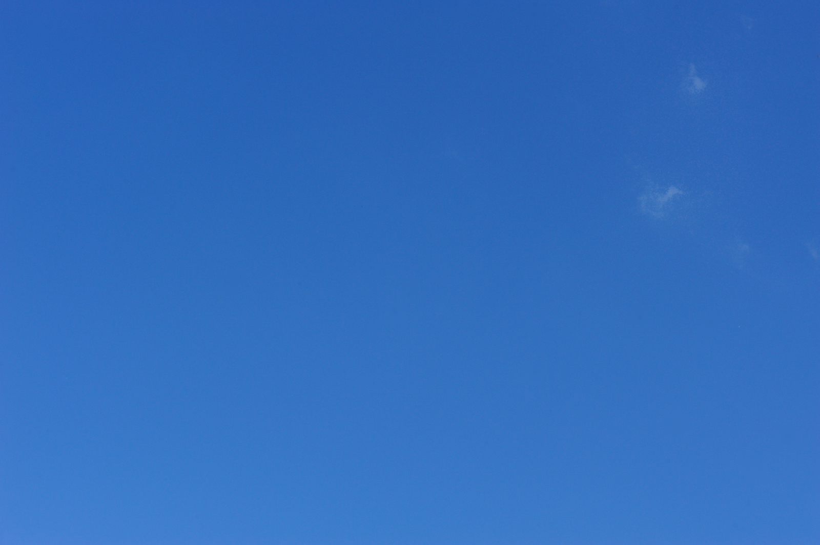 nearly cloudless