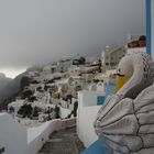 Nebbia a SANTORINI