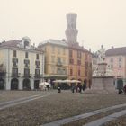 Nebbia in Piazza Cavour