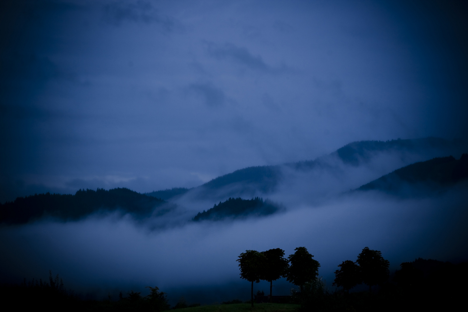 Nebbia montagne