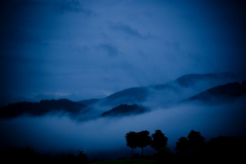 Nebbia montagne