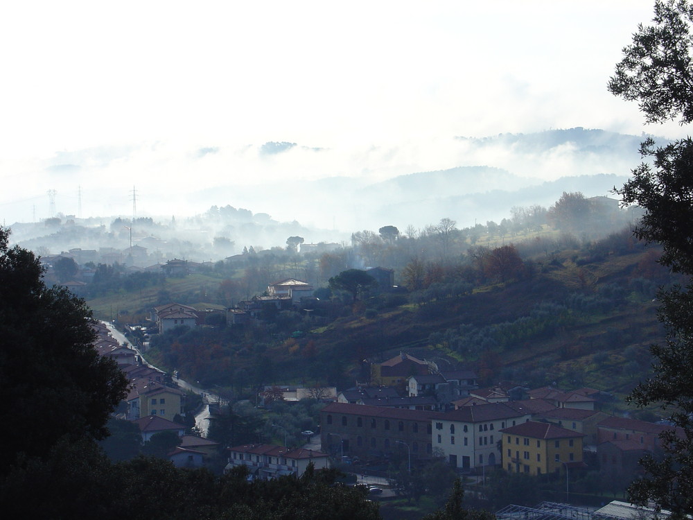 Nebbia su Collodi