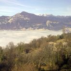 Nebbia sul lago