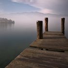 Nebbia sul lago