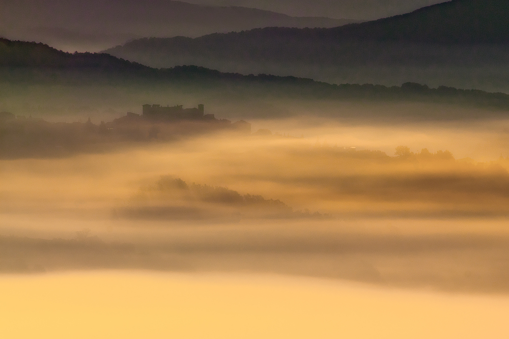 Nebbia sulla Piana del Cavaliere