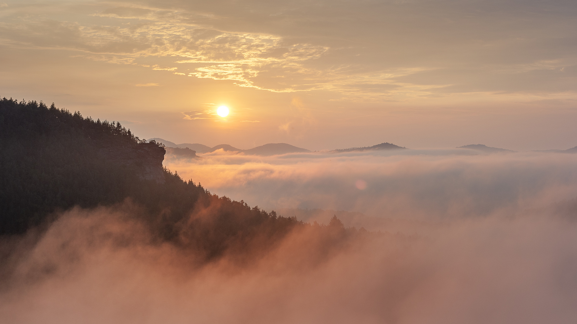 Nebel am 9.Juni