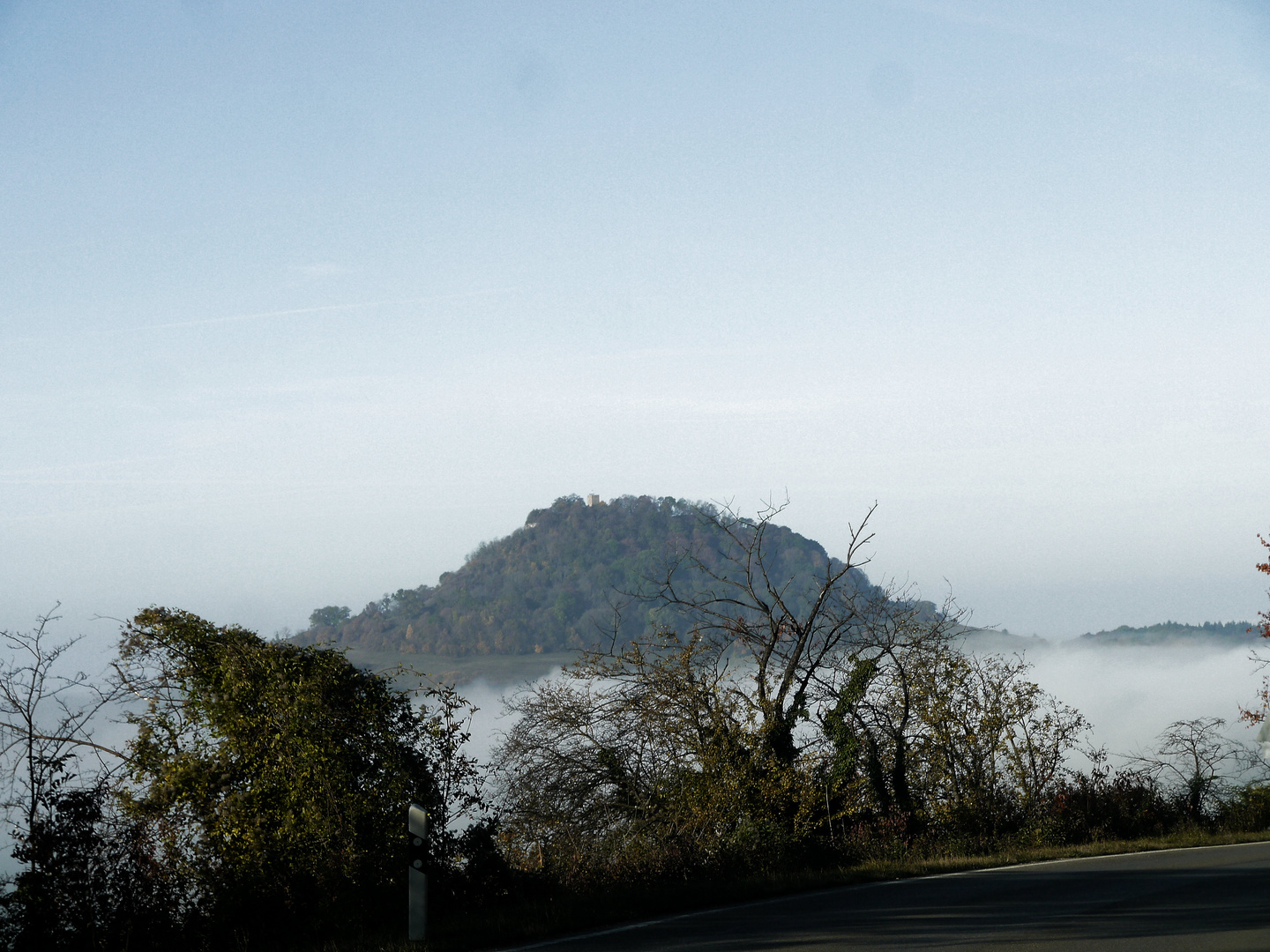 Nebel am Albabstieg