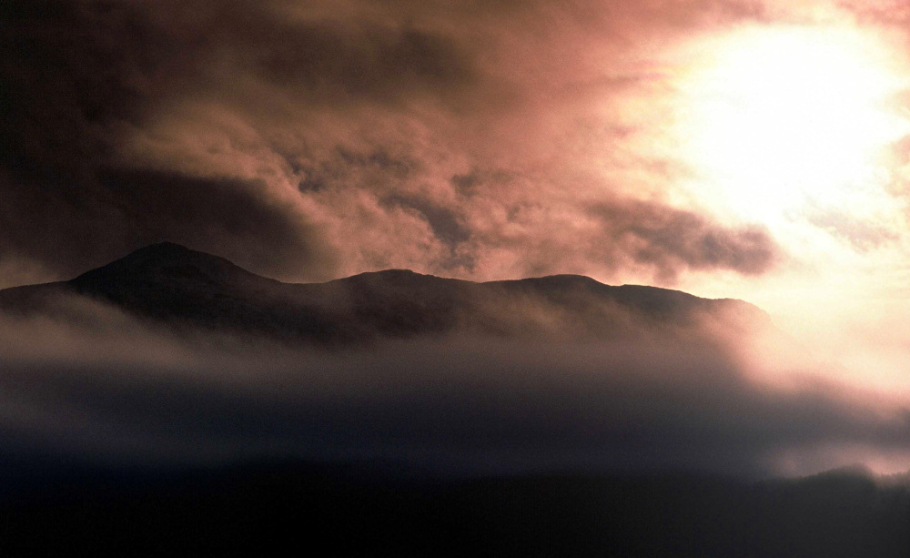 Nebel am Fjord