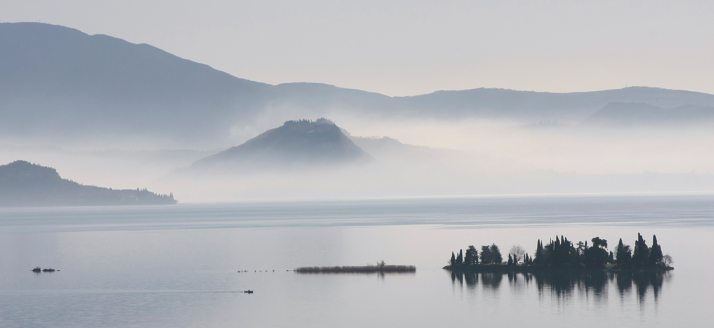 Nebel am Gardasee