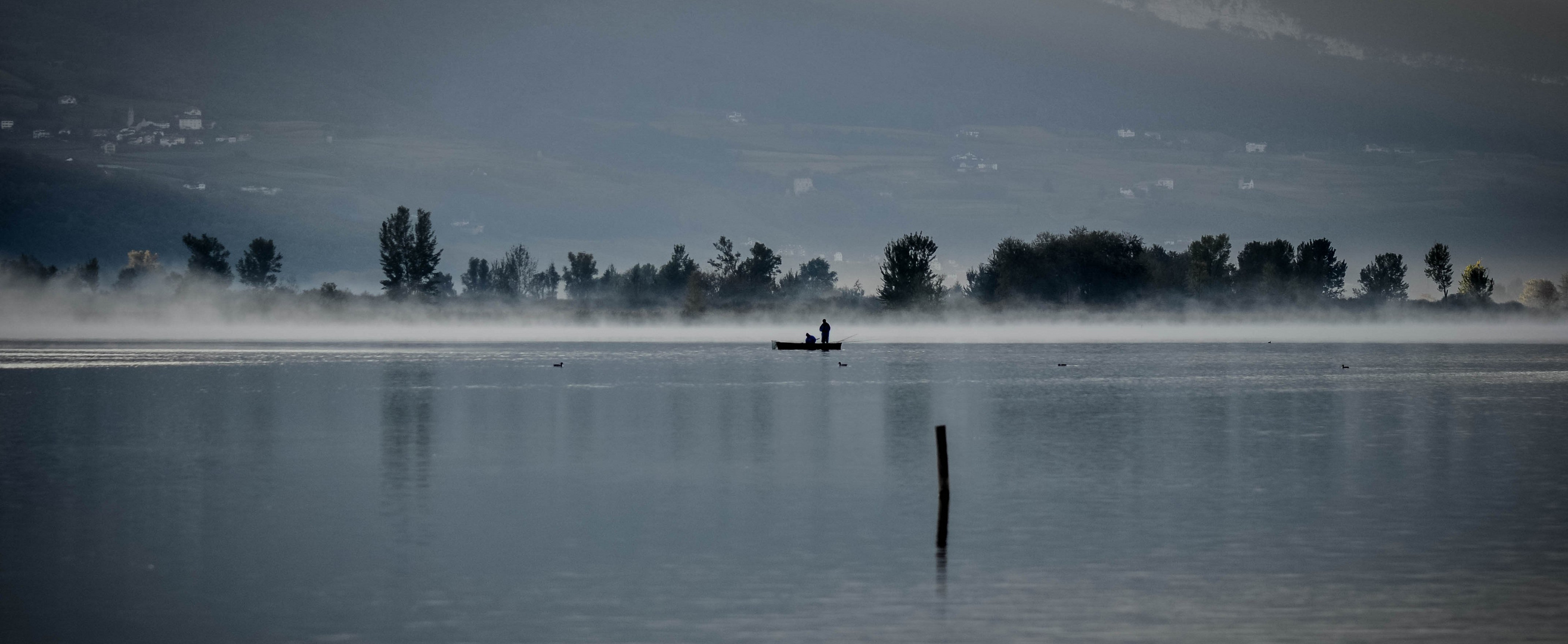 Nebel am Kalterer See