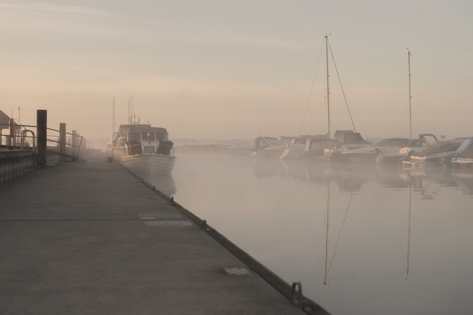 Nebel am Kummerower See